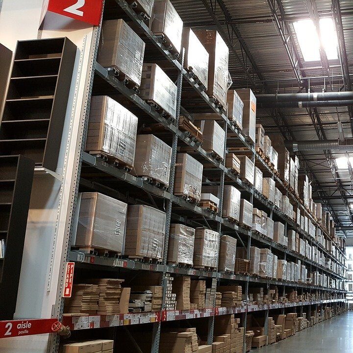 ikea, warehouse, industrial